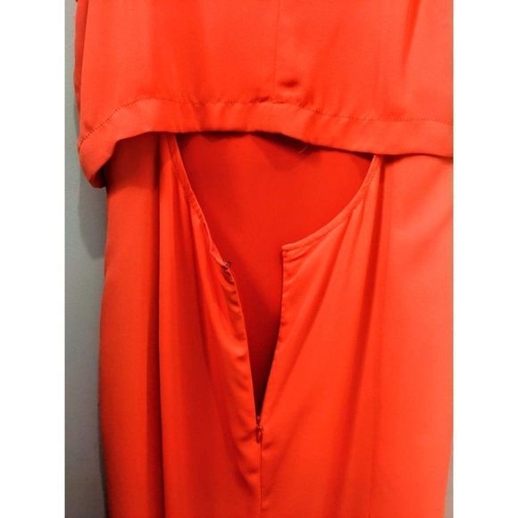 TILDON Maxi Dress Sleeveless Coral Sz Small NWOT - Picture 4 of 6